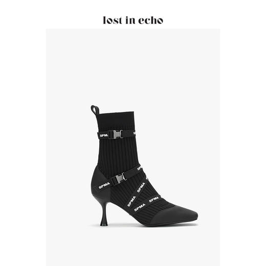 lost in echo运动织带中跟弹力短靴 商品图2