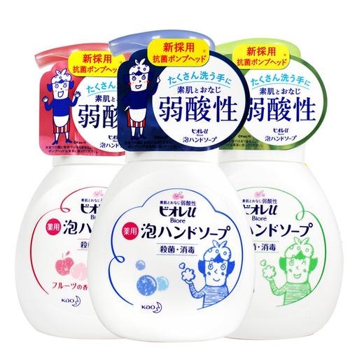 日本花王（Biore）碧柔药用植物弱酸儿童洗手液250ml 商品图0