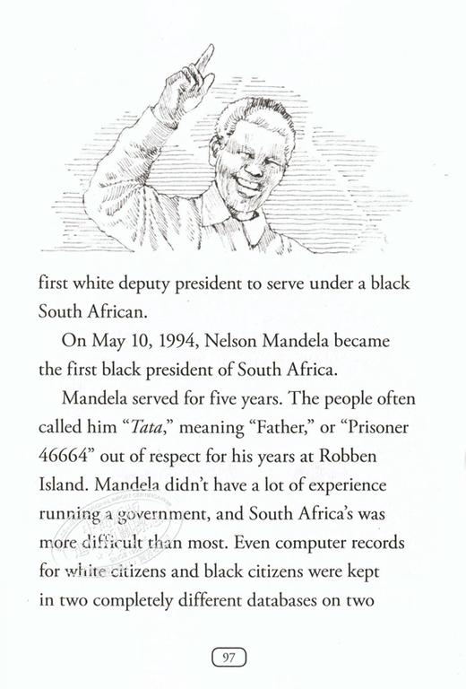 预售 【中商原版】纳尔逊·曼德拉是谁 英文原版 Who Was Nelson Mandela? 纽约时报畅销书 历史名人科普 6-12岁 商品图3