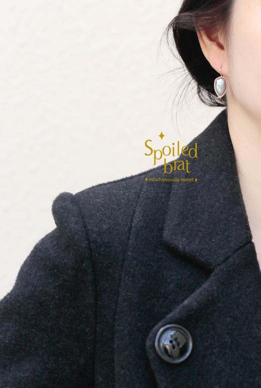 spoiledbrat jewelry异形珍珠耳环 商品图4
