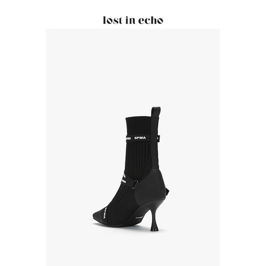 lost in echo运动织带中跟弹力短靴 商品图4