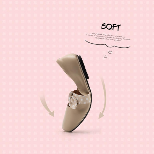 【双节返场】商场同款 | Safiya索菲娅春秋舒适玛丽珍鞋女蝴蝶结浅口单鞋SF93111165 商品图3