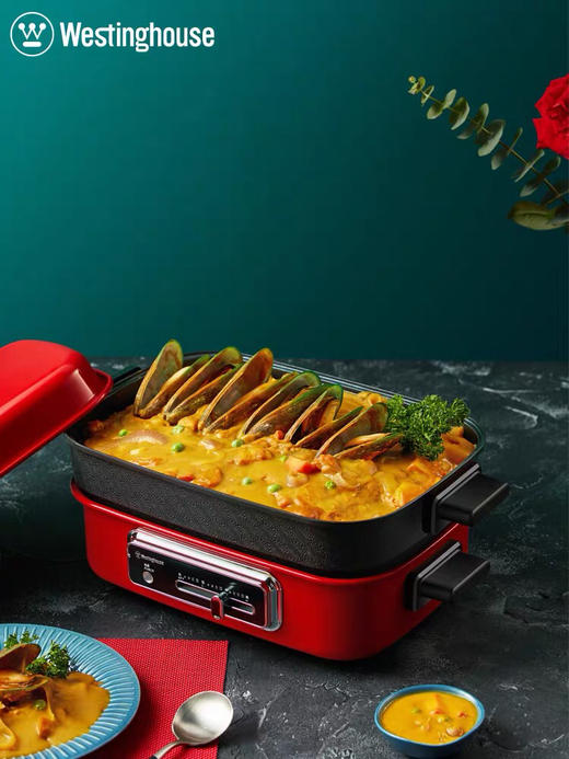 百年西屋 多功能烹饪锅煎炸煮蒸火锅 一锅搞定 商品图3