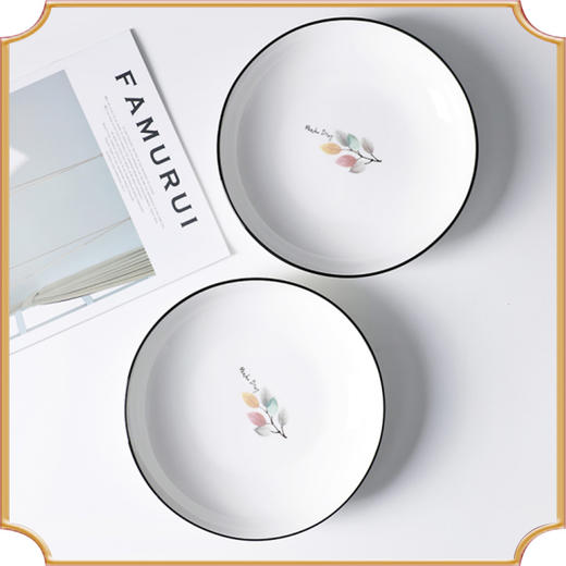 陶瓷餐具欧式骨瓷碗碟盘套装遇见你青花瓷 商品图0