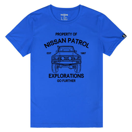 NISSAN PATROL简约线条风越野车潮撘款式日常休闲聚会短袖T恤 商品图6