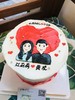 奶油手绘 结婚纪念 情侣 下单前请仔细阅读商品详情   如需增加或修改文字  请下单备注 商品缩略图0