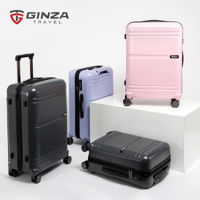 银座PC电子纹行李箱拉杆箱密码旅行箱男女万向轮登机箱A-9299L