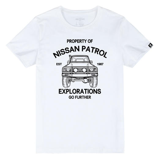 NISSAN PATROL简约线条风越野车潮撘款式日常休闲聚会短袖T恤 商品图3