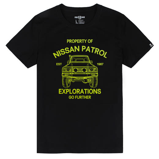 NISSAN PATROL简约线条风越野车潮撘款式日常休闲聚会短袖T恤 商品图1