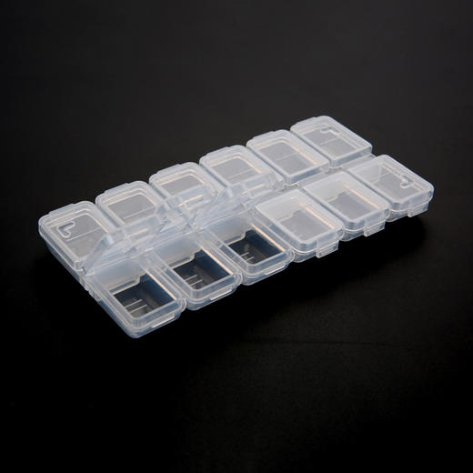 NAVI美甲饰品盒12格半透明盒 商品图2