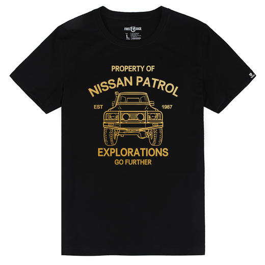NISSAN PATROL简约线条风越野车潮撘款式日常休闲聚会短袖T恤 商品图2