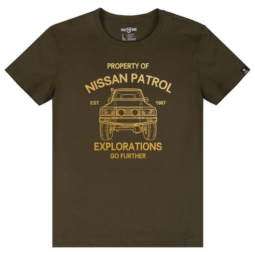 NISSAN PATROL简约线条风越野车潮撘款式日常休闲聚会短袖T恤 商品图5