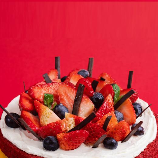 【半价秒杀仅94元，可预约90天内配送】草莓红丝绒，可选1/2磅（深圳/广州均可配送) 商品图2