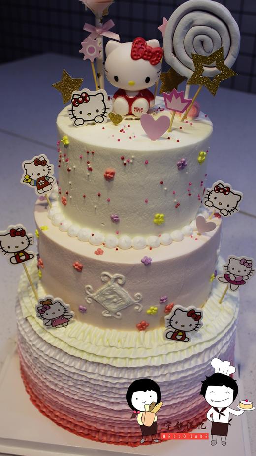 三层 hello Kitty 下单前请仔细阅读商品详情  如需增加或修改文字 请下单备注 商品图0