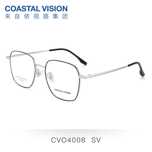 Coastal Vision 镜宴商务系列金属全框光学镜架CVO4008 商品图1