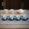 【茶杯/品茗杯】德化手工金线白瓷功夫茶具家用茶杯主人品茗杯个人杯 6个盒装 商品缩略图2