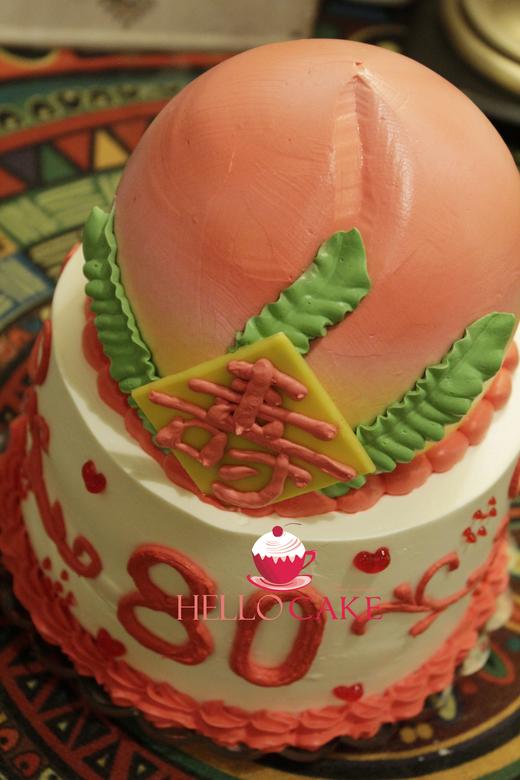 双层 寿桃 下单前请仔细阅读商品详情 如需增加或修改文字 请下单备注 商品图0