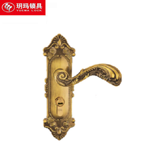 玥玛-CDZ60723AR黄古铜门锁 商品图0