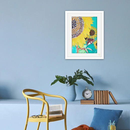 装饰画《你最珍贵》 金羽翼残障小艺术家手绘作品 复制画/原画 商品图1