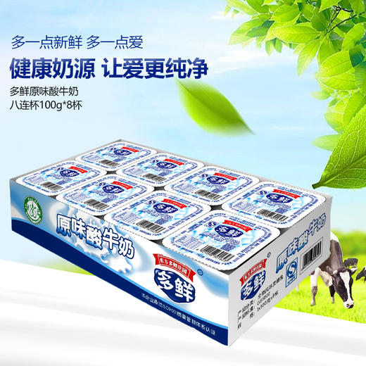 八连杯原味酸奶100g*8杯（2板） 商品图0