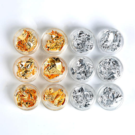 甲美乐金银色箔纸 12个 商品图0