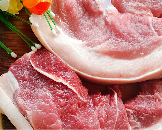 中粮家佳康精修带皮后腿肉400g 商品图2