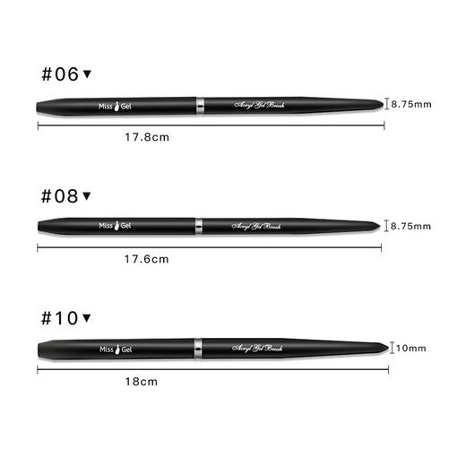 魅思水晶单头笔 水晶胶专用笔3款可选 商品图2