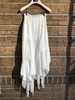 Anais Jourden WHITE CONFETTI & DUO LACE MIDI SKIRT DOUBLE RUFFLED FRONT SLITS 2001-WJ1-DK02 商品缩略图0
