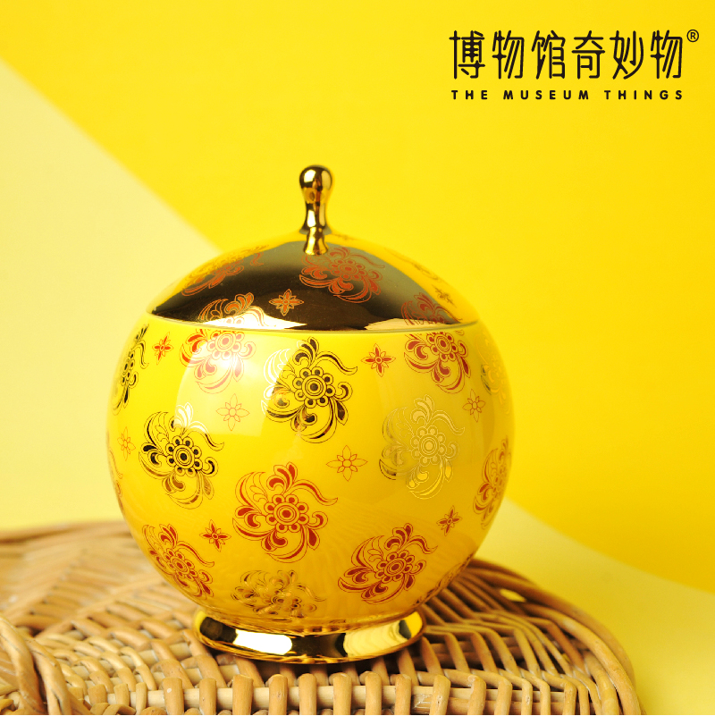 常沙娜 壁画配色糖果罐存储罐