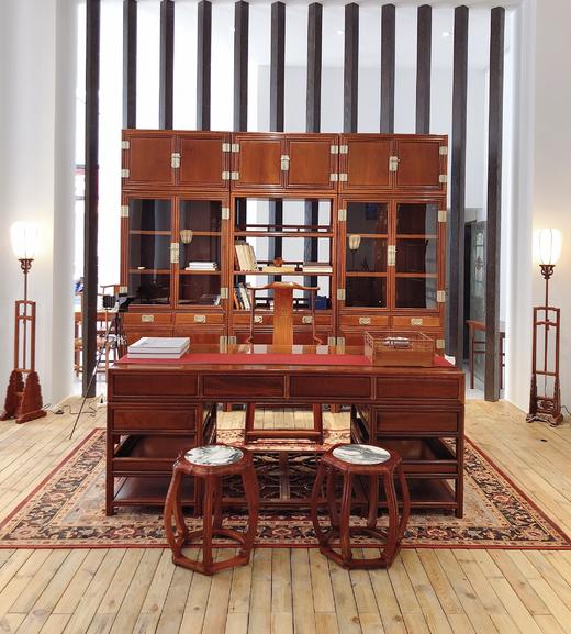 红桥红 家具严选  缅甸花梨(大果紫檀）  【书房系列】 商品图1