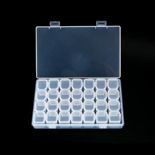 魅思28格透明塑料饰品盒 商品图1