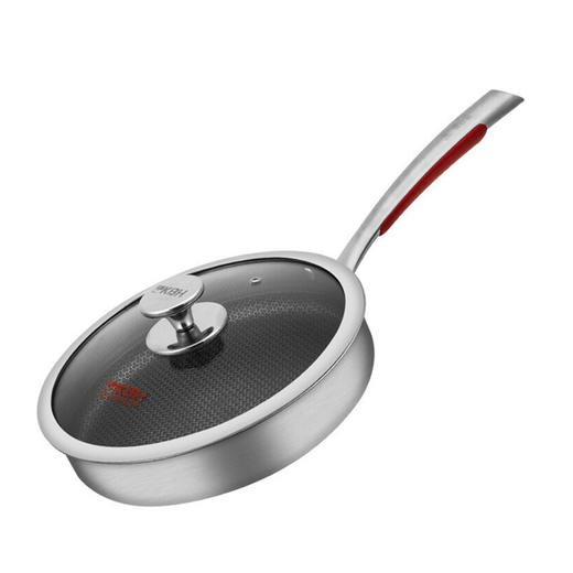 康巴赫第三代煎盘316不锈钢煎锅不粘锅平底锅德国牛排煎饼煎蛋锅 商品图1