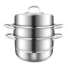 康巴赫28cm三层蒸锅不锈钢加厚蒸笼电磁炉家用蒸馒头 商品缩略图0