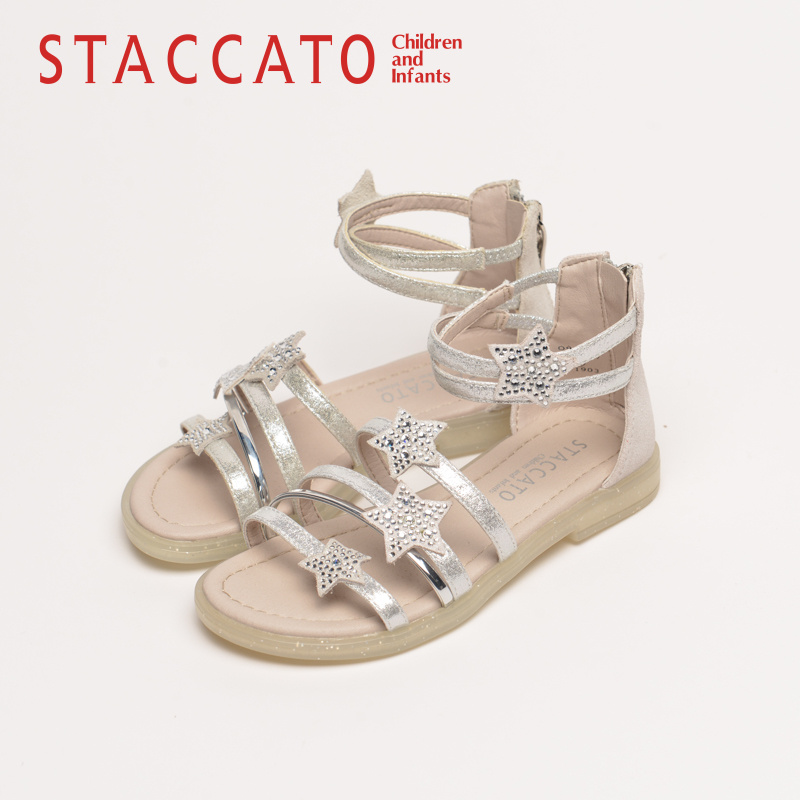 staccato 思加图童鞋夏季中童时装凉鞋皮凉鞋