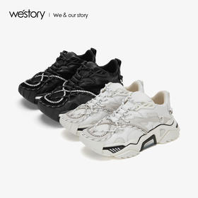 westory2019秋季新品网红休闲运动鞋女舒适潮酷老爹鞋W29CM70421