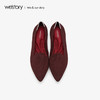 westory2019秋季新品平底尖头舒适浅口单鞋女优雅W29CE70461 商品缩略图1