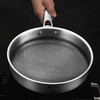 康巴赫不锈钢煎锅不粘锅平底锅德国煎饼牛排煎蛋锅特质钻石不粘26煎锅 商品缩略图3
