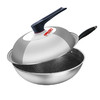 康巴赫升级款持家款炒锅蜂窝不粘锅不锈钢炒锅电磁炉炒菜家用 商品缩略图0