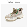 westory真皮厚底运动老爹鞋女ins超火 2019年冬季新品W29CM70661 商品缩略图2