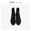 westory弹力靴女中跟时尚舒适短靴 2019年冬季新款S29DS80841 商品缩略图1