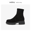 westory弹力靴女中跟时尚舒适短靴 2019年冬季新款S29DS80841 商品缩略图2