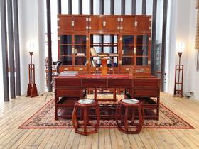 红桥红 家具严选  缅甸花梨(大果紫檀）  【书房系列】