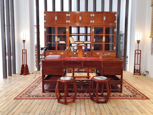 红桥红 家具严选  缅甸花梨(大果紫檀）  【书房系列】 商品图0