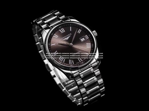 V9浪qin名匠三针新款40mm三字位日历款（L2.793.4.71.6） 副本，购入原装一比一开模，壳型做工无破绽无暇，机芯相似度98%，男士腕表，精钢表带，自动机械机芯，透底。 商品图5