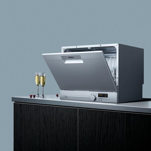 SIEMENS/西门子 SK23E800TI进口6套(A版)家用全自动台式洗碗机 商品图0