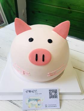 奶油 小猪 动物 下单前请仔细阅读商品详情 如需增加或修改文字 请下单备注