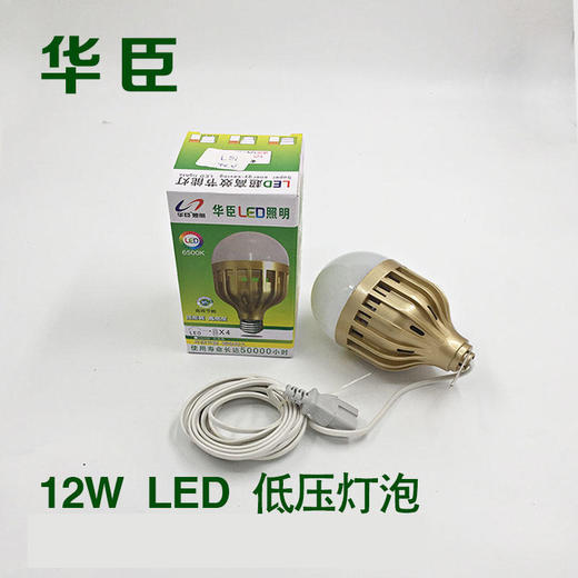 华臣 12W LED 直流低压球泡 5米 商品图0