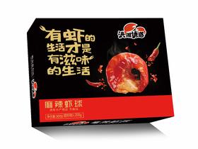 麻辣虾球69元2盒，净含量300g,颗颗甄选。