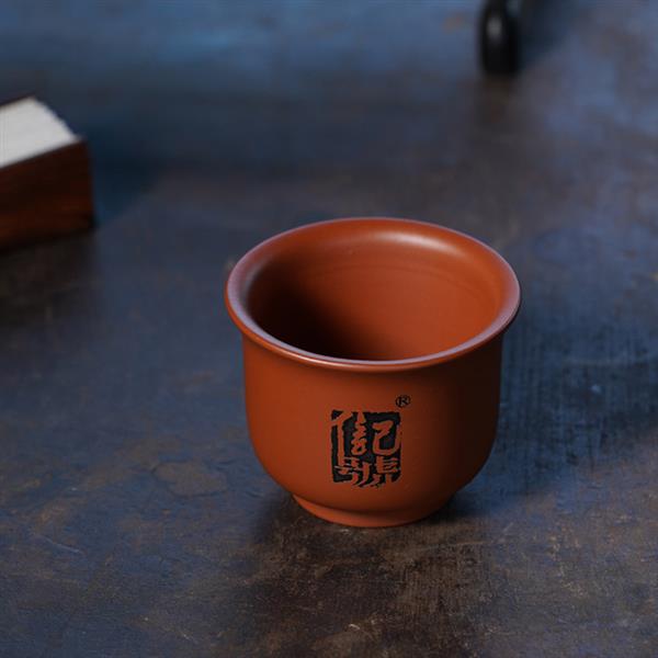 八马信记号|茶具 信记号朱泥紫砂杯 CBZ020