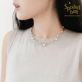 spoiledbrat jewelry人鱼之泪颈链